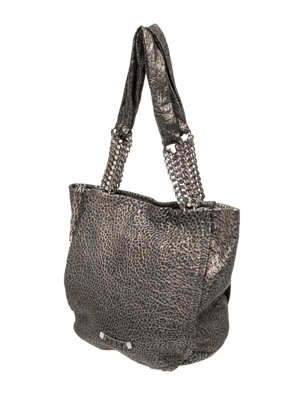 Jimmy Choo Textured Shoulder Tote